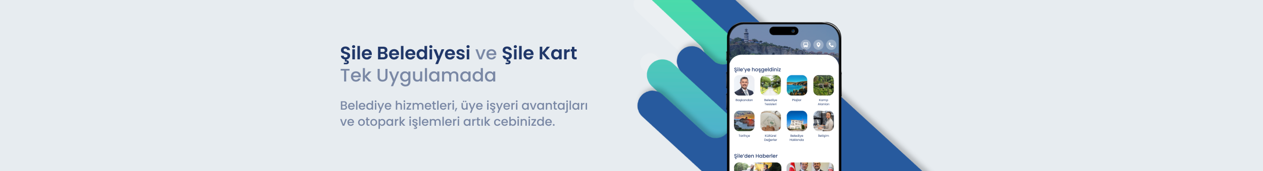 Şile Belediyesi ve Şile Kart tek uygulamada