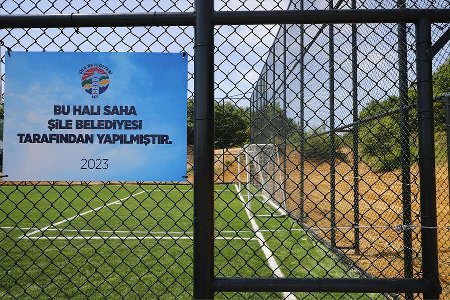  Şile Belediyesi Spor Yatırımlarına Devam Ediyor Söz Verilen Halı Sahalar Birer Birer Tamamlanıyor