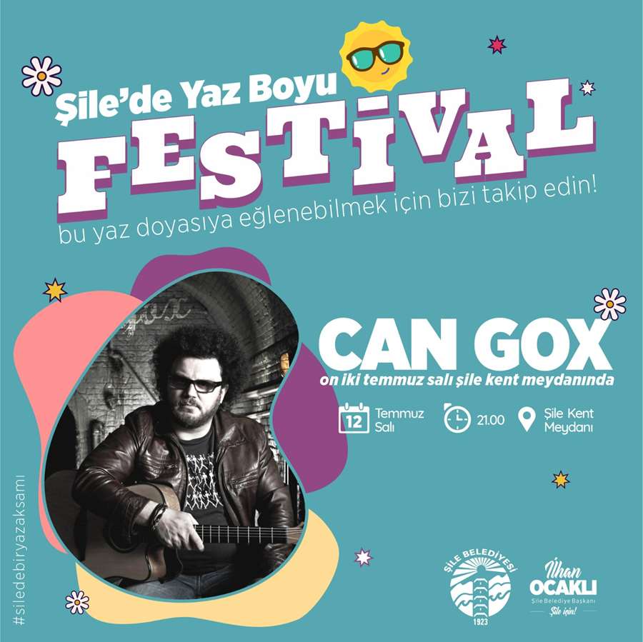 Şile'de Yaz Boyu Festival: Can Gox