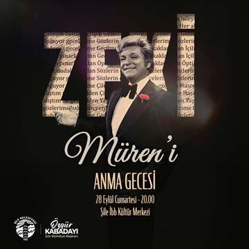 Zeki Müren'i Anma Gecesi