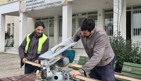 Şile’de Okullara Bakım-Onarım Desteği Sürdürülüyor