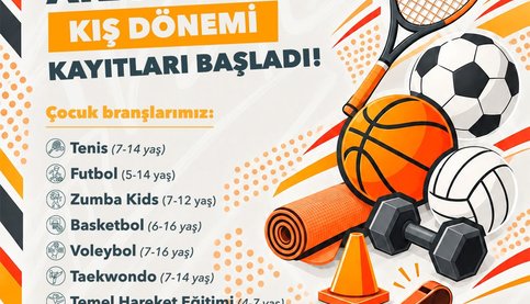 Şile’de Sağlıklı Yaşam Hamlesi: Spor Akademisi Kış Kayıtları Başladı